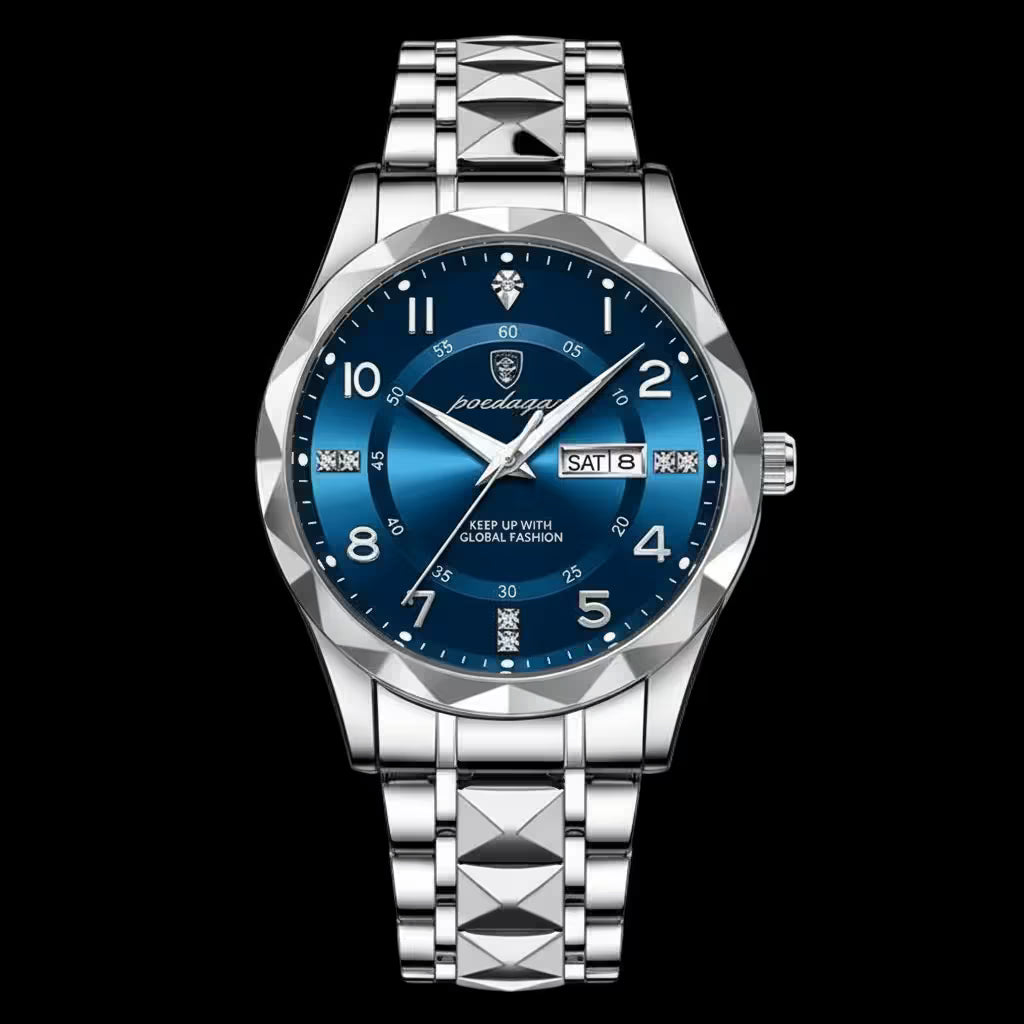 vastara - aquasteel prime luxe quartz watch watch 10 - casual unisex timepiece with water-resistant (USA)