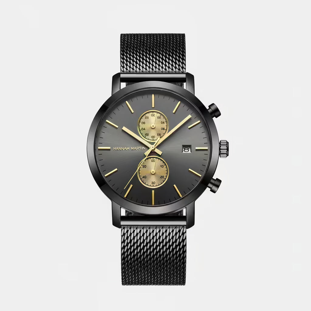 Fashion Black Stainless multifunction Men Watches - Product Image 19