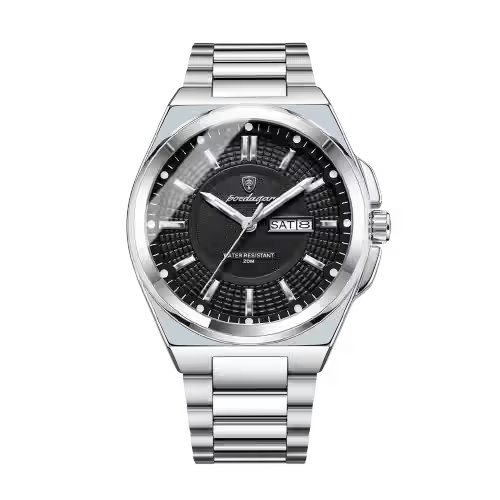 vastara - aerotime sport original stainless steel quartz watch watch 12 - casual unisex timepiece with waterproof (USA)