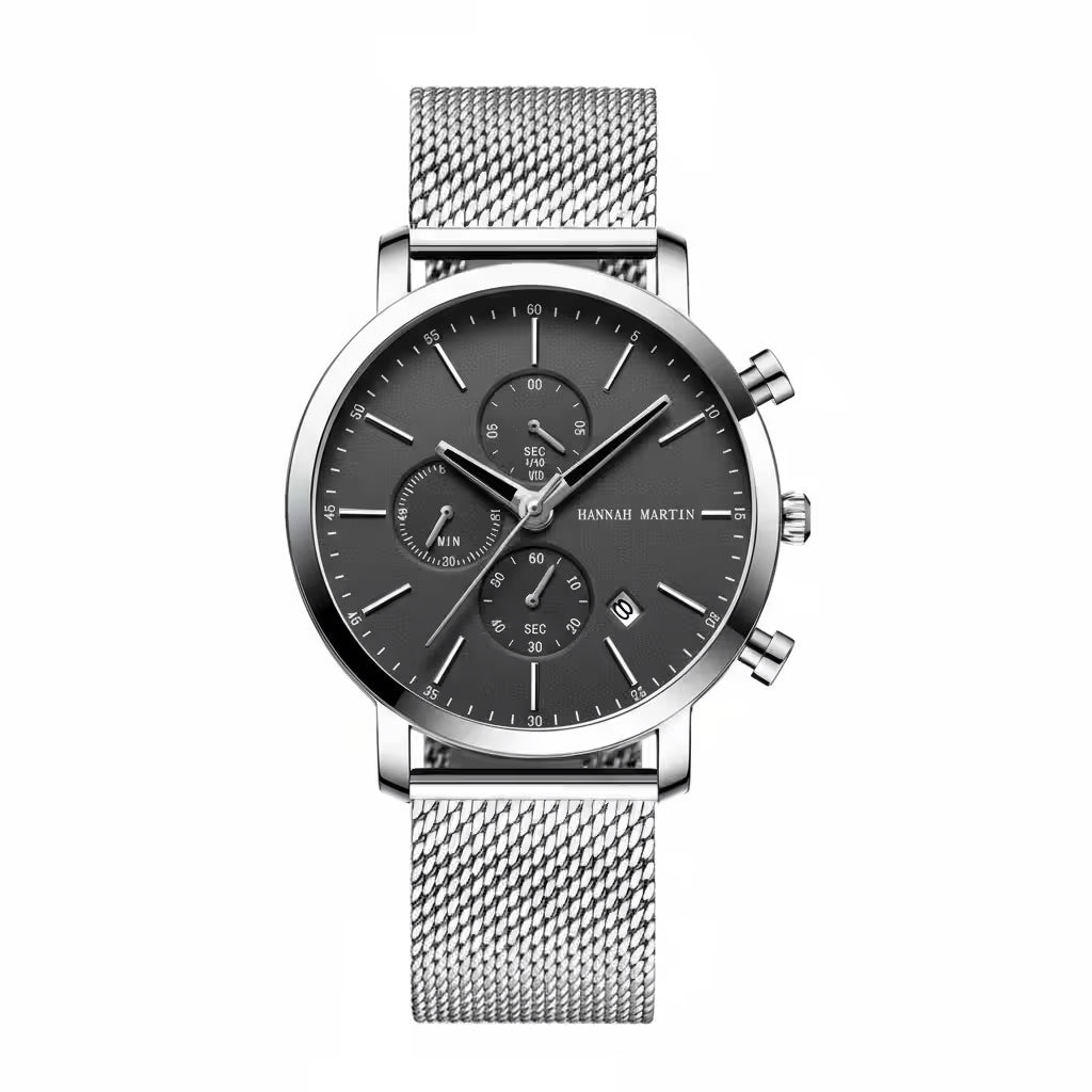 Fashion Black Stainless multifunction Men Watches - Product Image 9