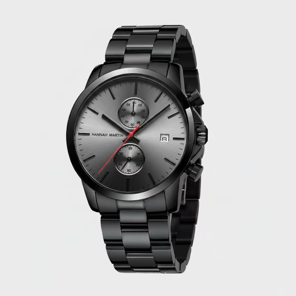 Fashion Black Stainless multifunction Men Watches - Product Image 13