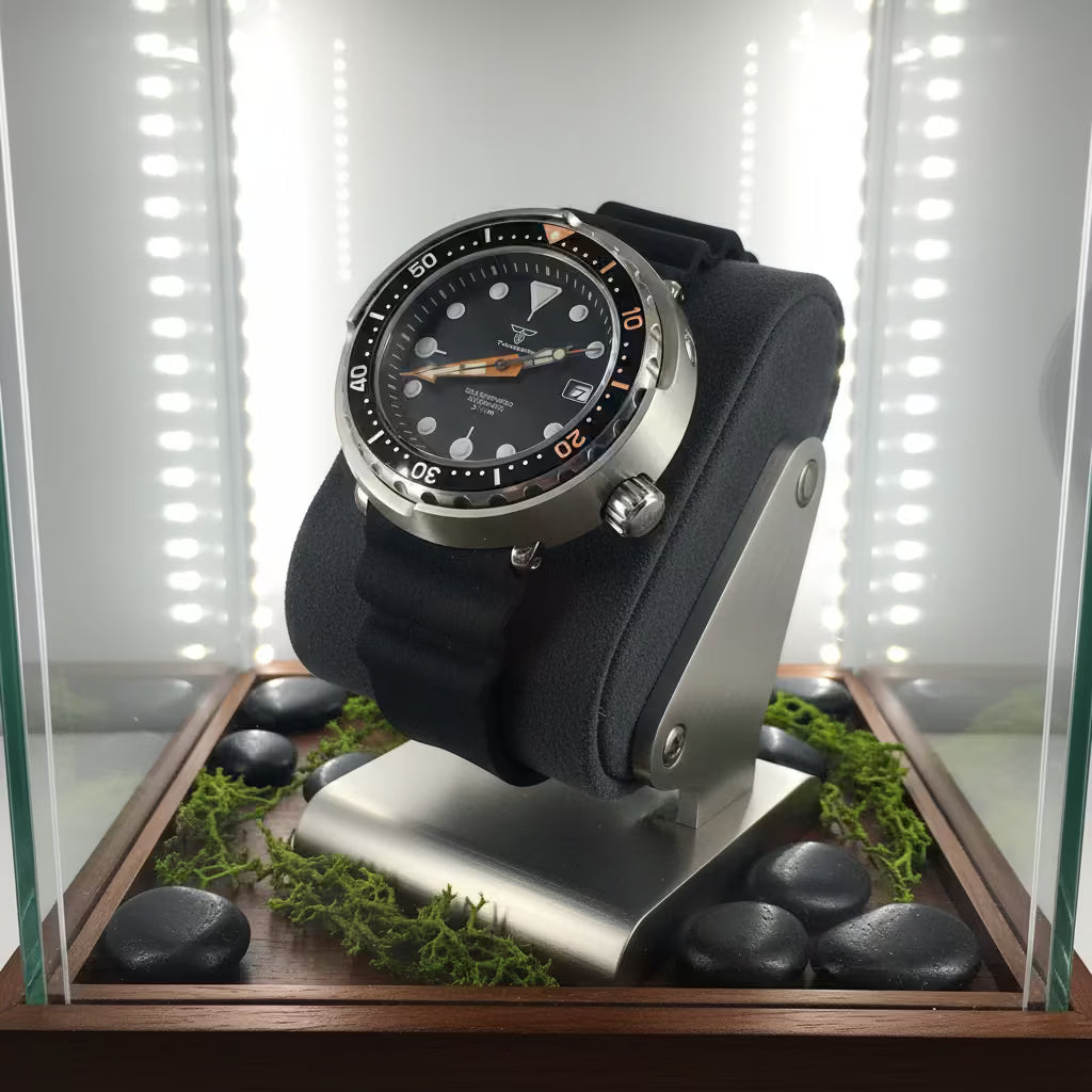 Tandorio Tuna Dive Steel Mechanical Men Watch bar - Product Image 2