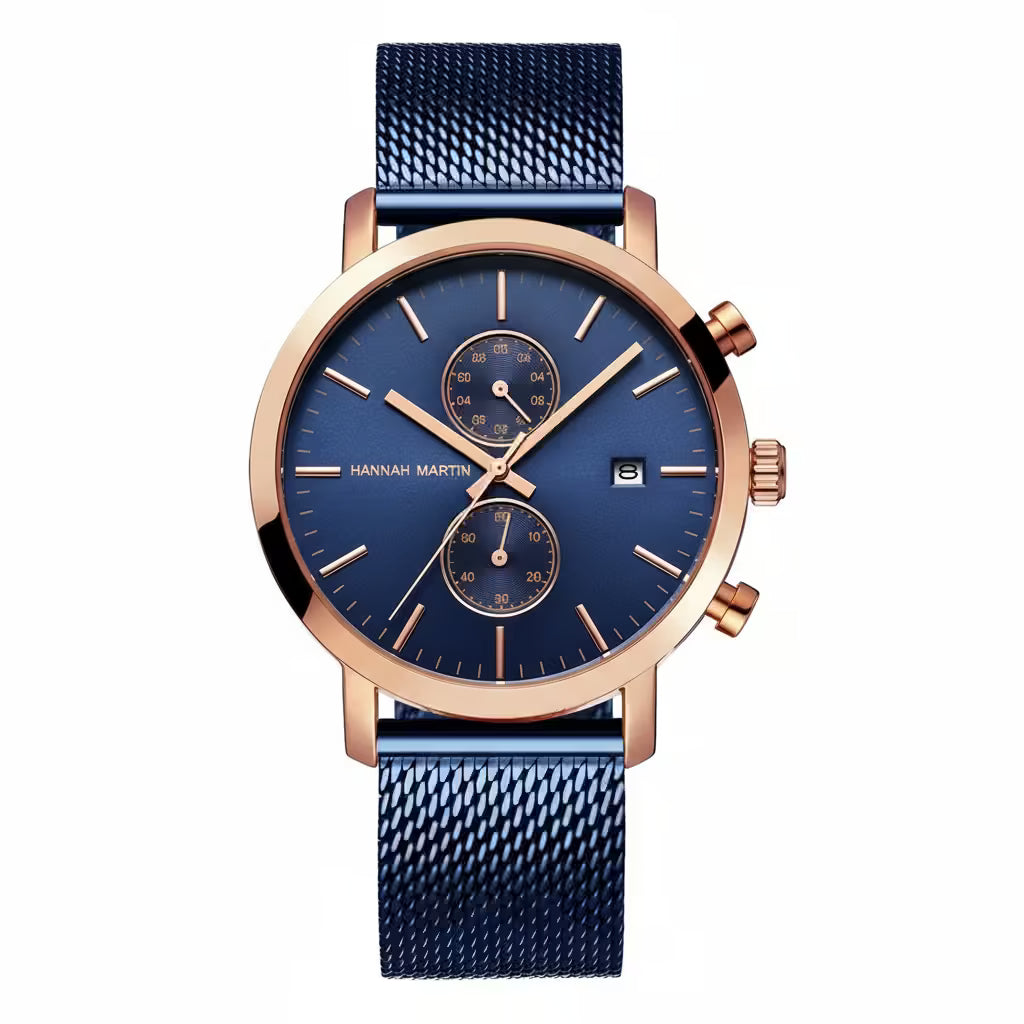 Fashion Black Stainless multifunction Men Watches - Product Image 12